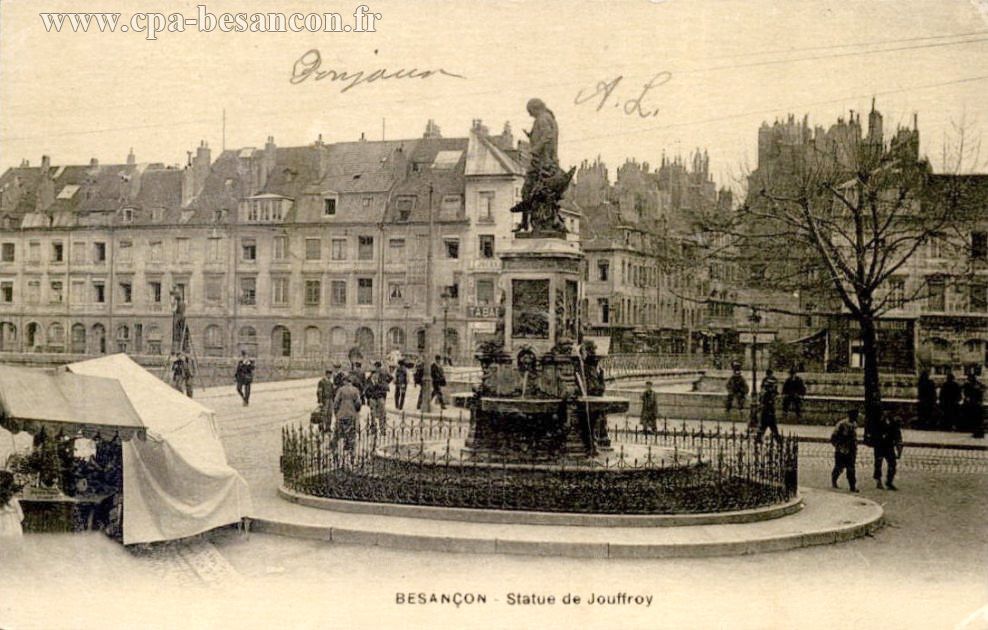 BESANÇON - Statue de Jouffroy